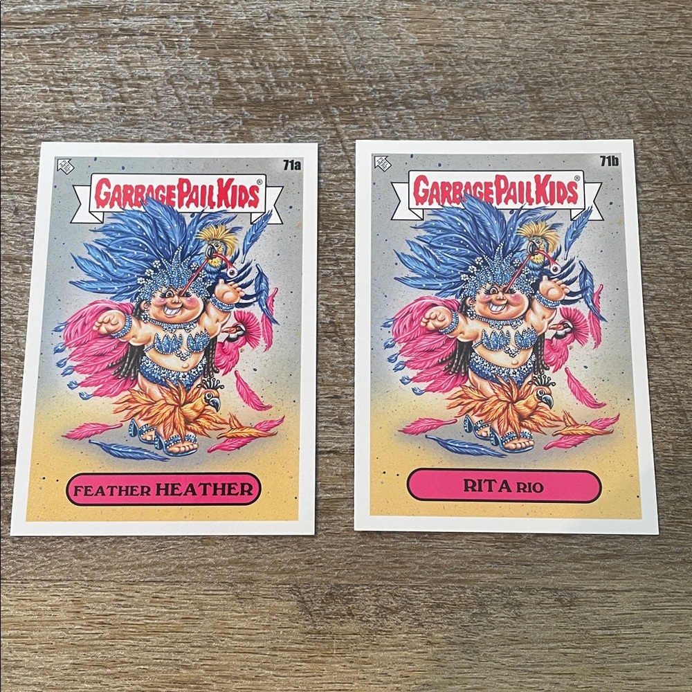 ✨10/$10 GPK SALE✨ Garbage Pail Kids GPK Go on Vacation Base 71a and 71b